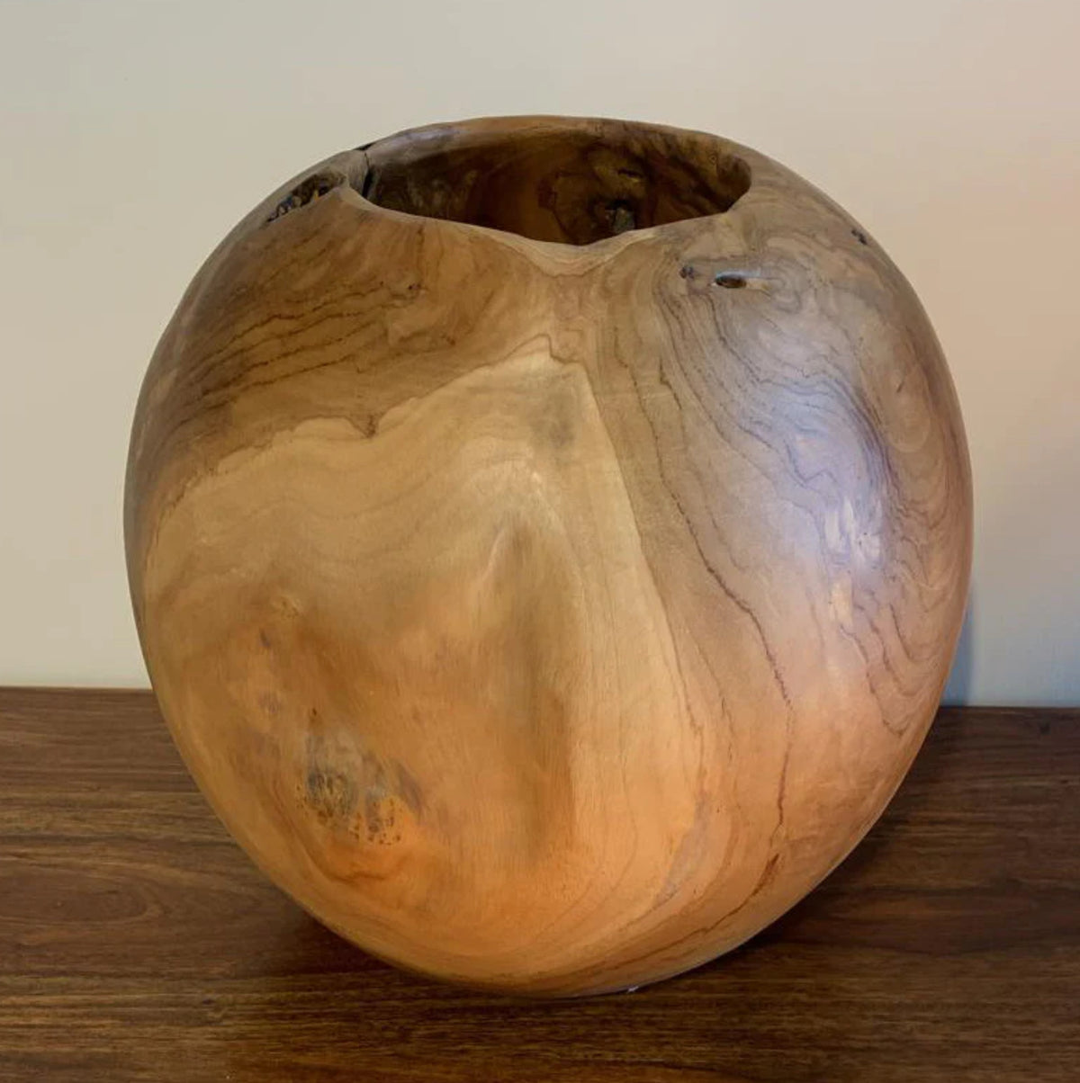 Vase en bois 12" NATURE