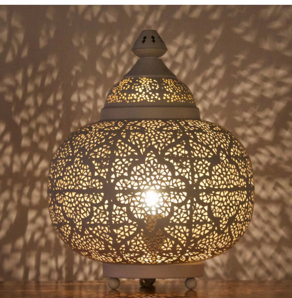 Lampe de table Sultan Tikoni blanche