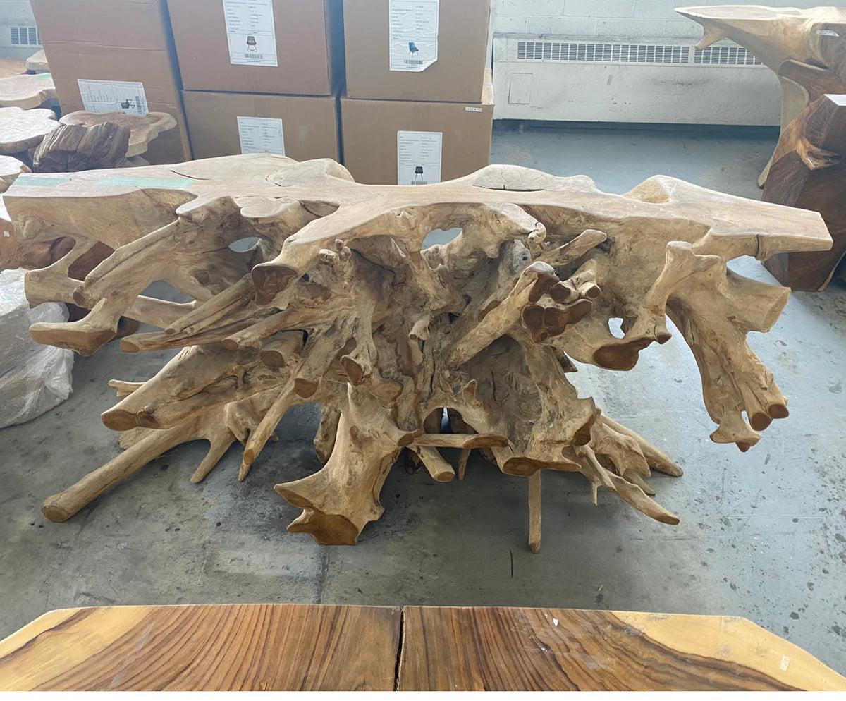Teak Root Console