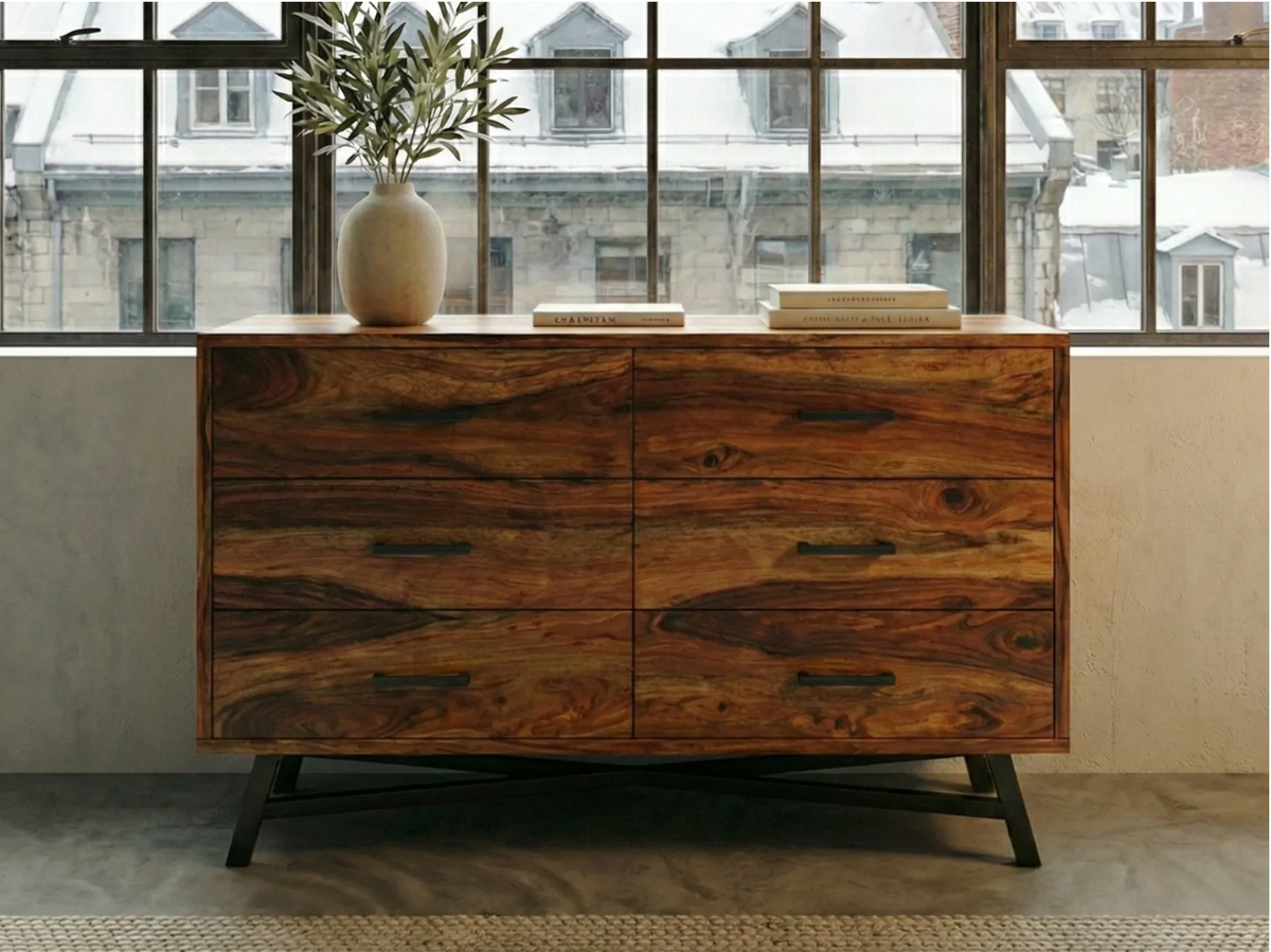 Commode Loft 6 tiroirs