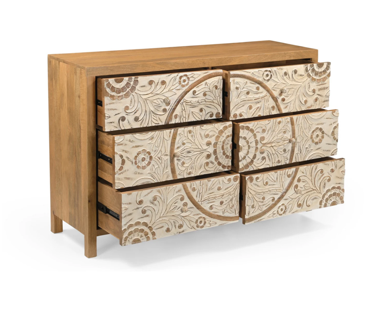 Commode Goa – Manguier massif miel