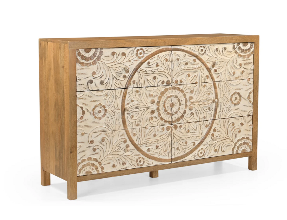 Commode Goa – Manguier massif miel