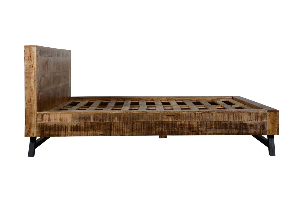 Lit Retro – manguier massif naturel