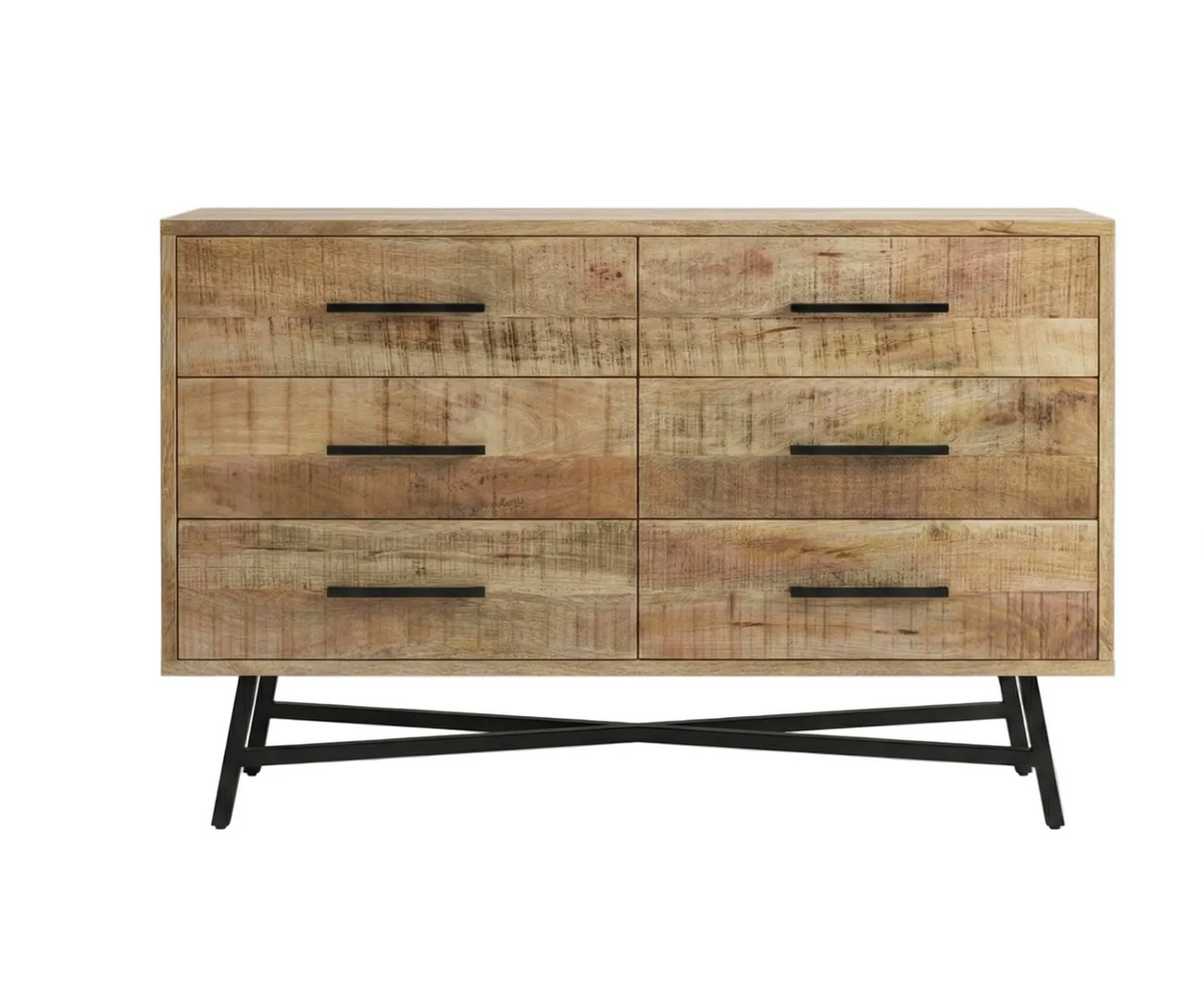 Commode Retro – Manguier massif naturel