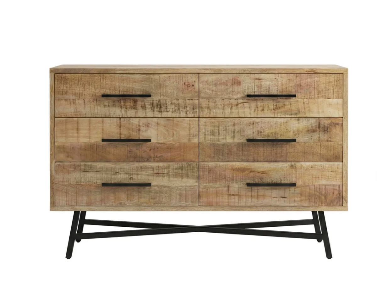 Commode Retro – Manguier massif naturel