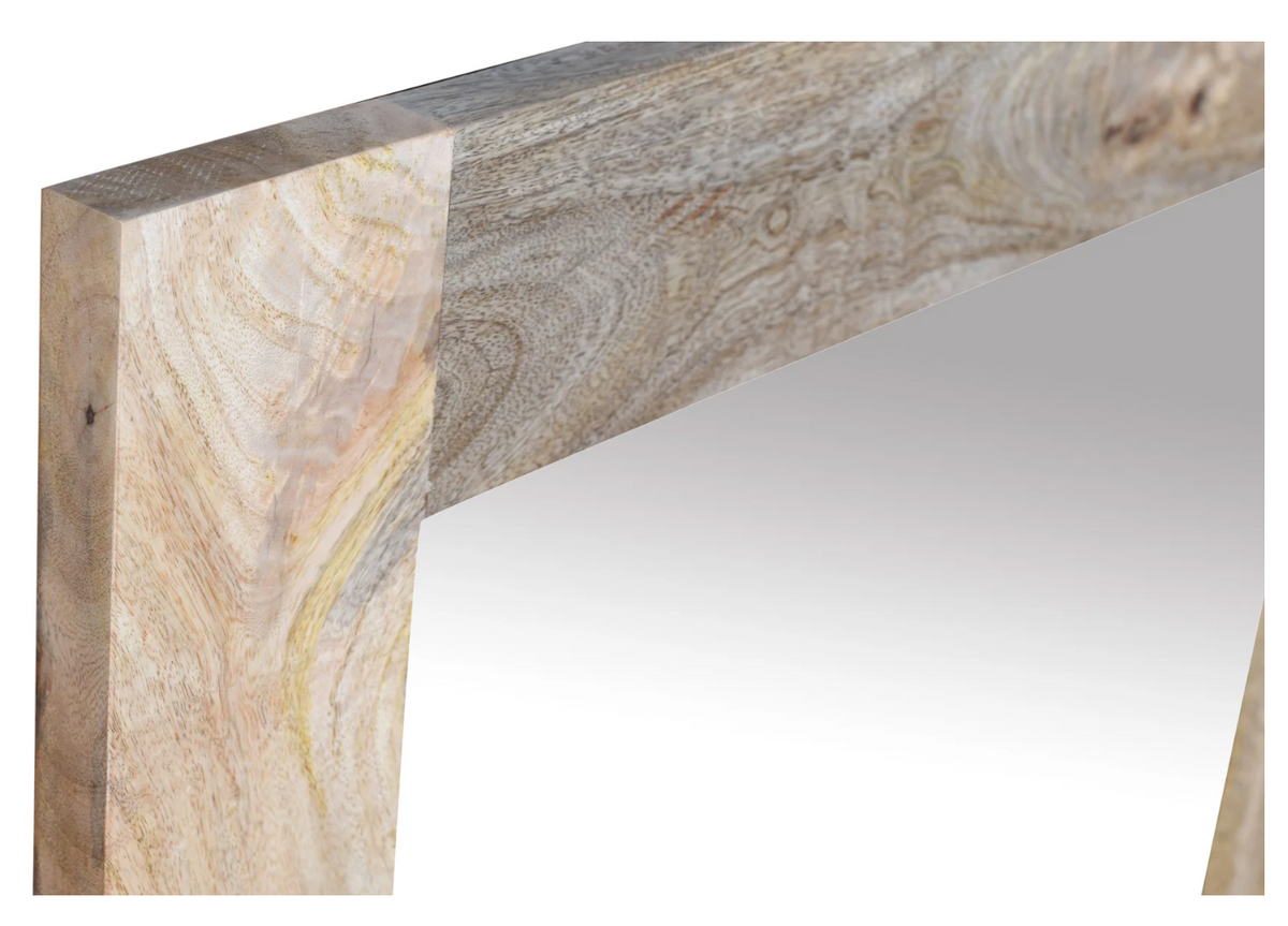Miroir Kerala 55×28" – Manguier massif naturel