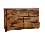 Commode Enzo – Sheesham massif brun