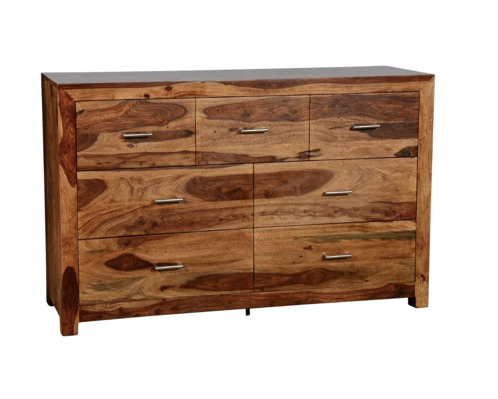 Commode Enzo – Sheesham massif brun