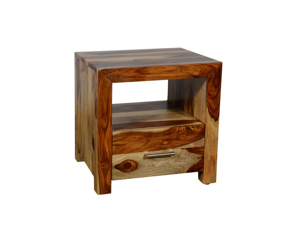 Table de chevet Enzo – sheesham natruel