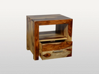 Table de chevet Enzo – sheesham natruel