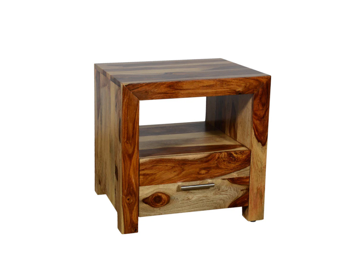 2 tables de chevet Enzo – sheesham naturel
