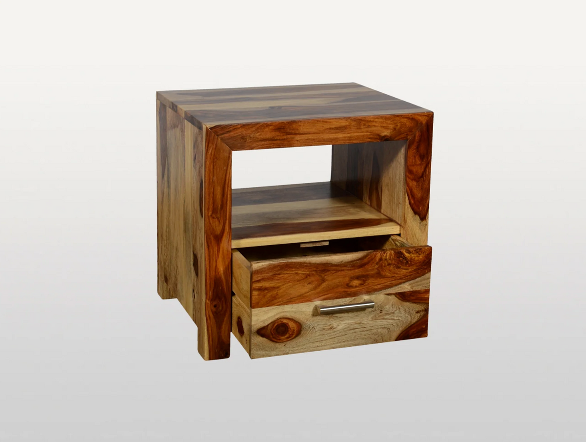 2 tables de chevet Enzo – sheesham naturel
