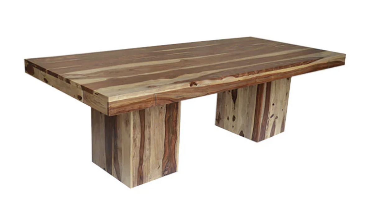 Table à manger bois de rose 80" Enzo