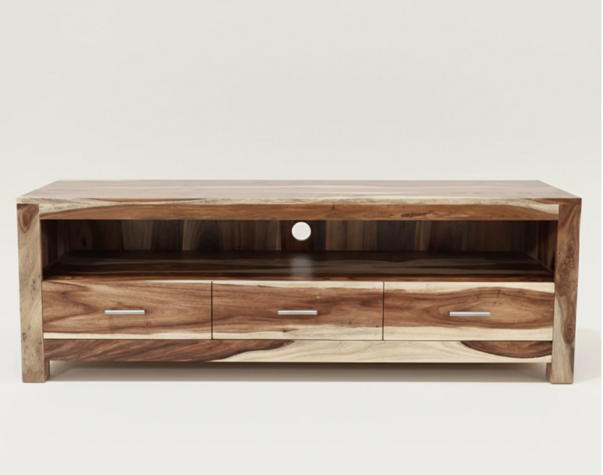 Meuble TV Enzo – sheesham massif naturel