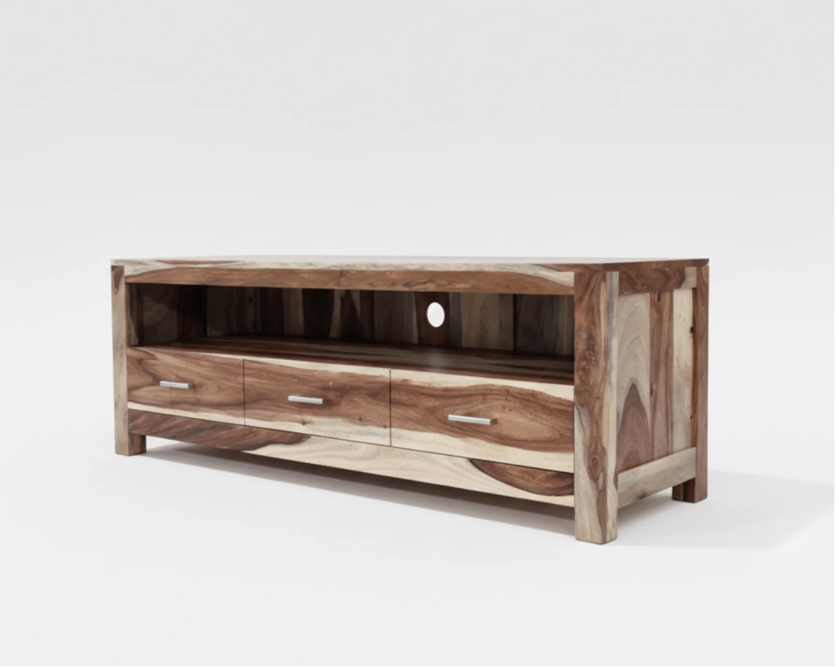 Meuble TV Enzo – sheesham massif naturel