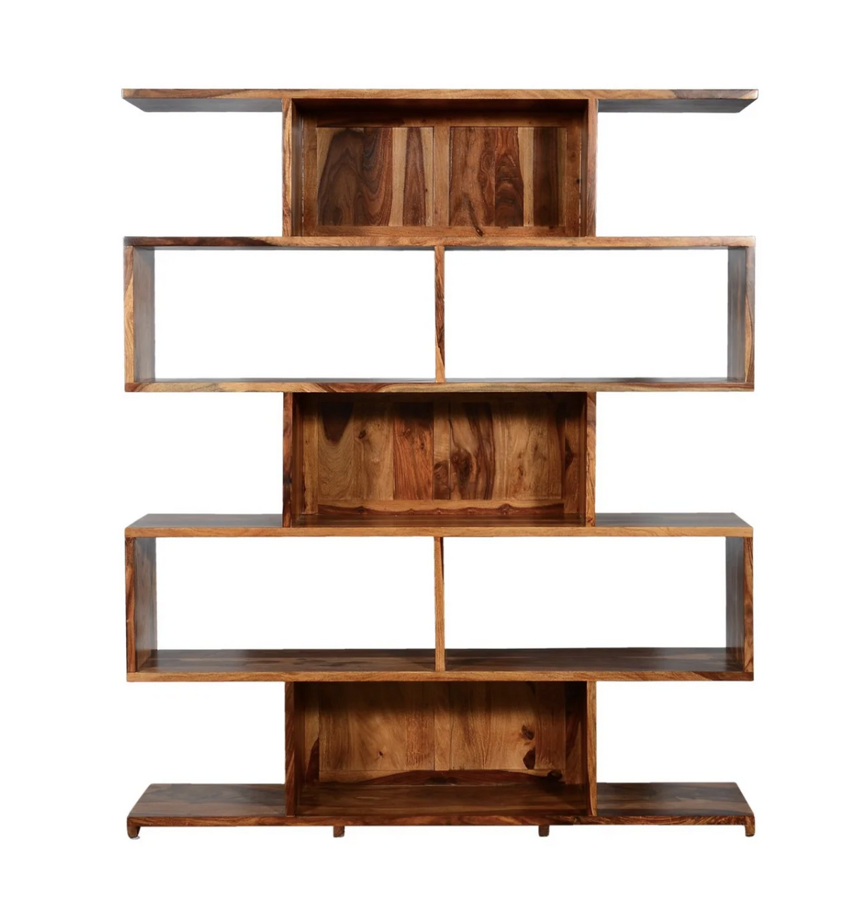 Bibliothèque Enzo bois de rose brun