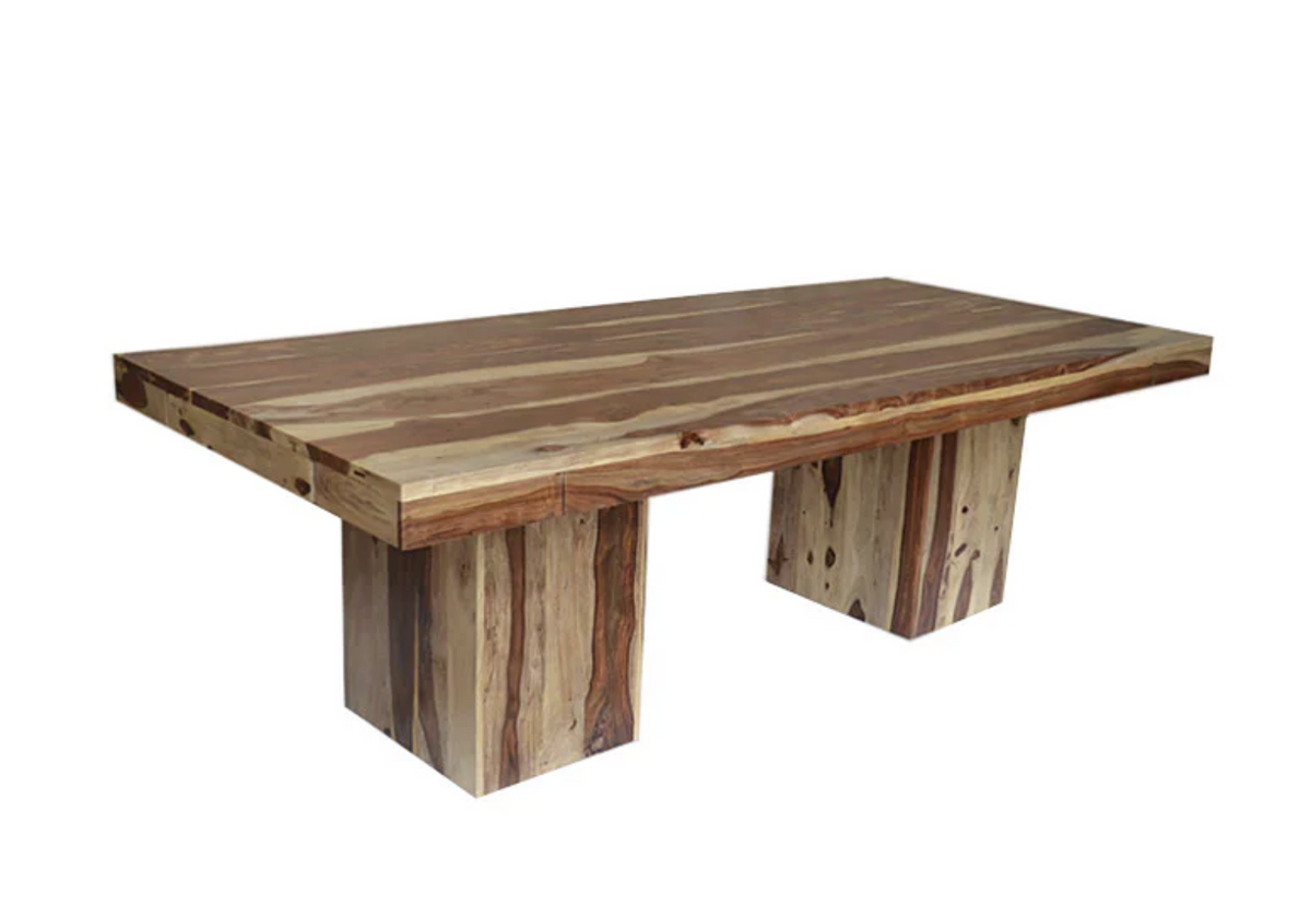 Table à manger bois de rose 94" Enzo