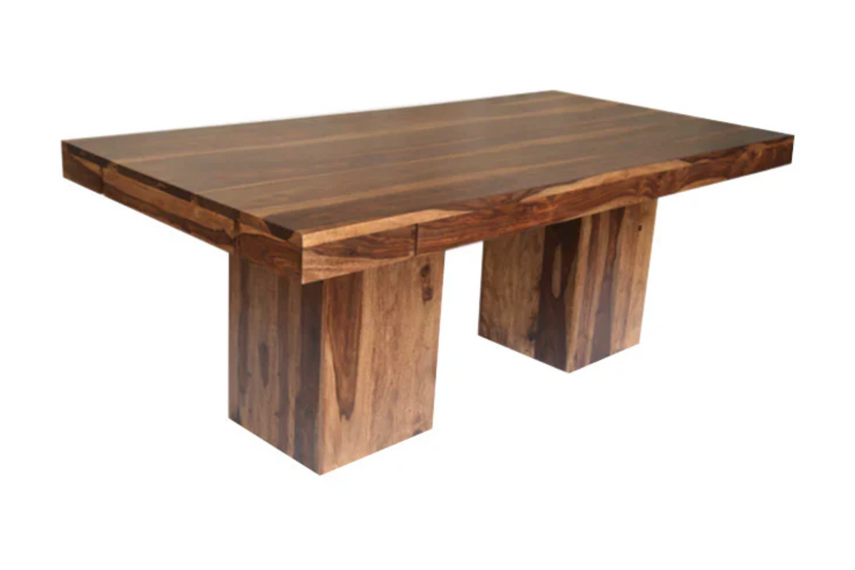 Table à manger bois de rose 94" Enzo