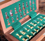 Jeu d'échecs pliable 7" carré