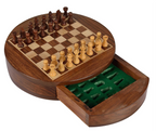 Jeu d'échecs 9" rond