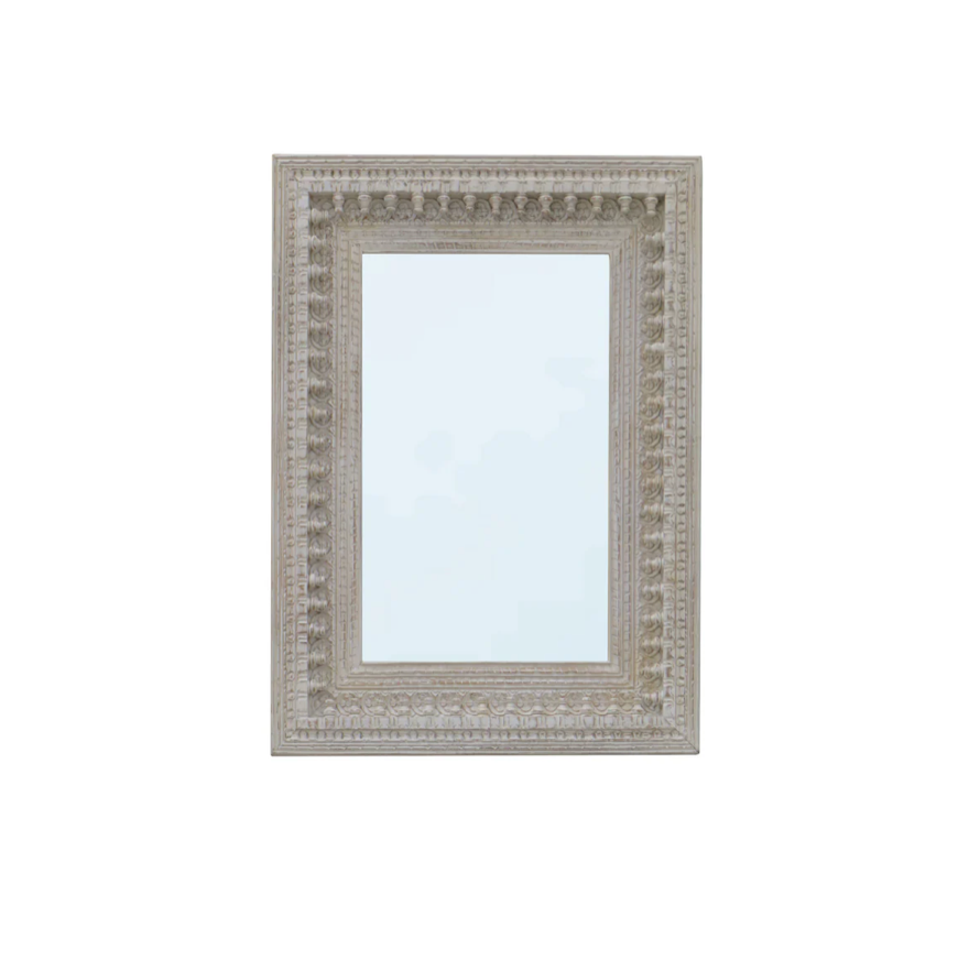 Miroir Annapurna – Manguier massif blanc patiné