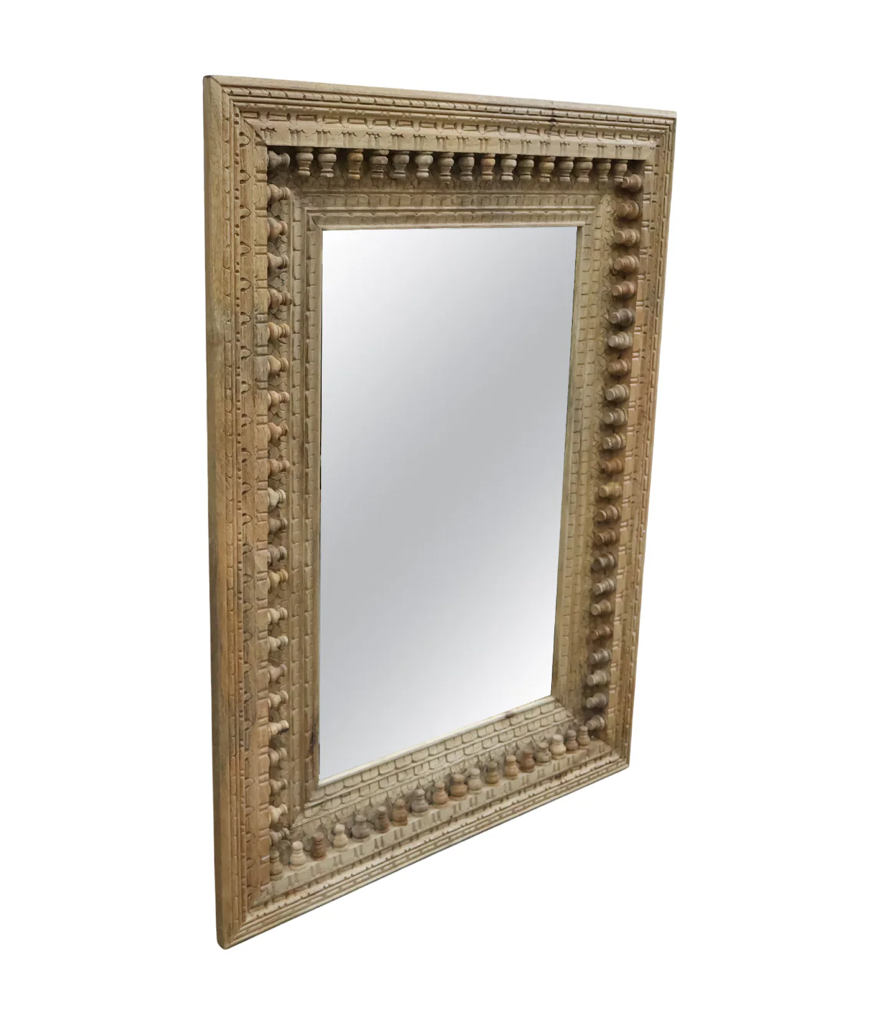 Miroir Annapurna 47×35" - Manguier massif miel