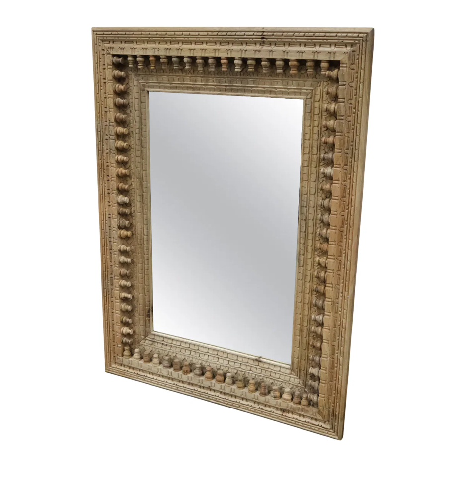 Miroir Annapurna 47×35" - Manguier massif miel