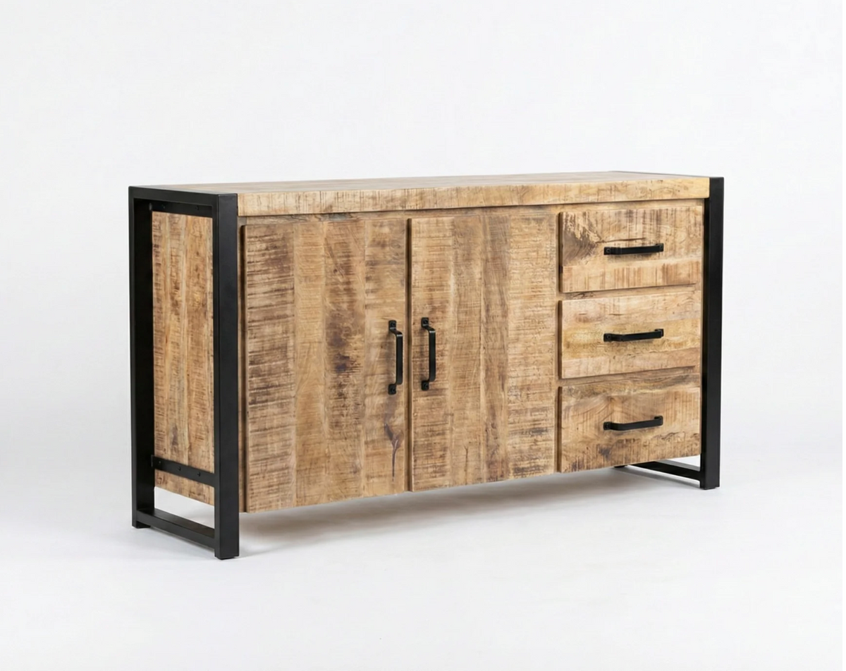 Buffet Factory – manguier massif texturé