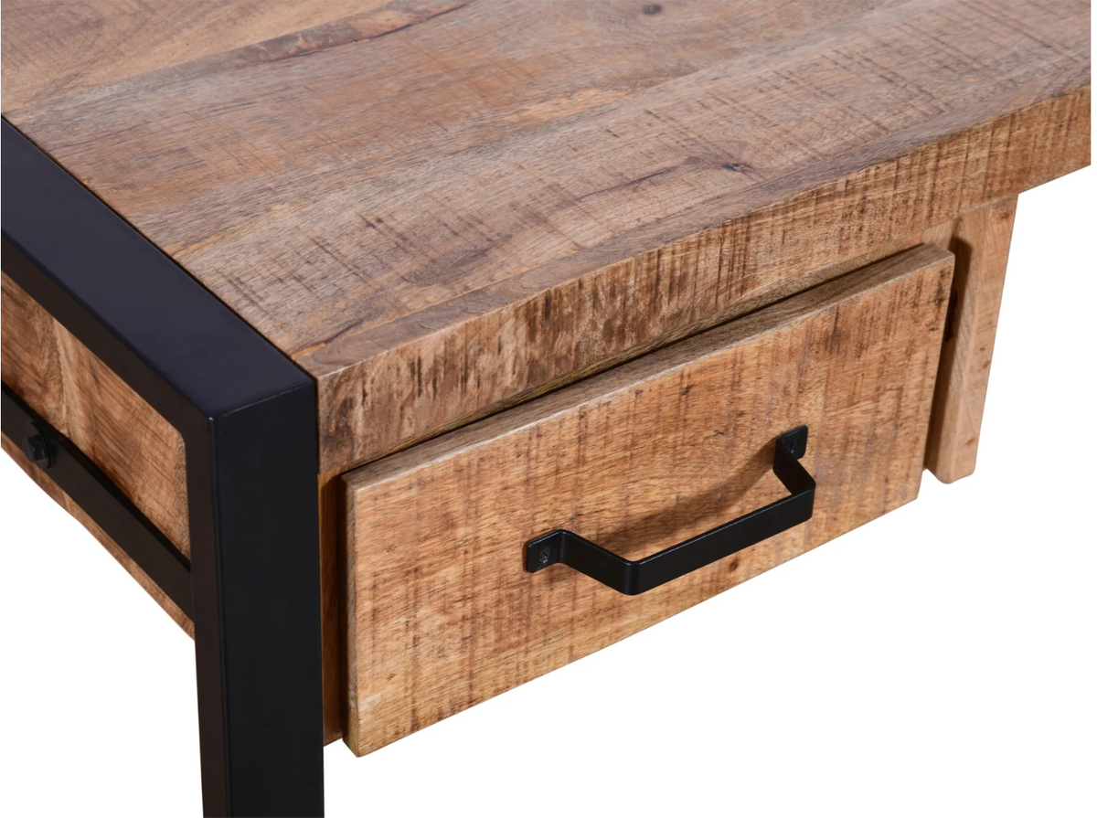 Bureau Factory – manguier massif texturé