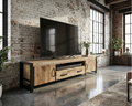Meuble TV Factory – manguier massif texturé